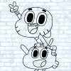 Gumball Color In